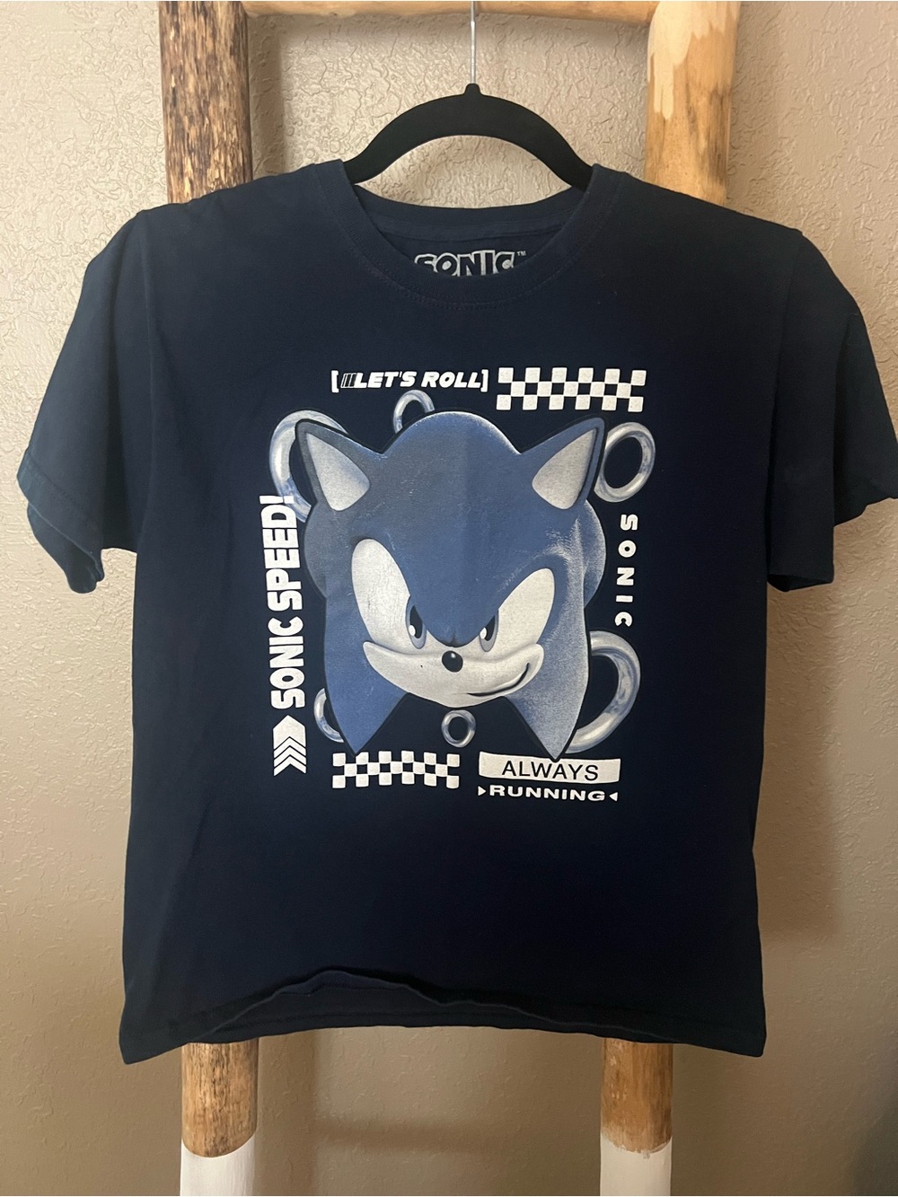 The Hedgehog Graphic Tee - Navy Blue